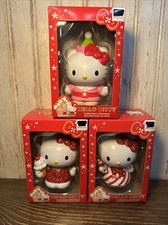HELLO KITTY by Sanrio Kurt S. Adler Christmas Ornaments 2024  Lot of 3  NEW 