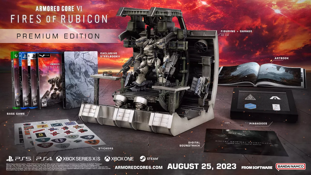 Bandai PS5 Armored Core VI Fires Of Rubicon Collector´s Edition