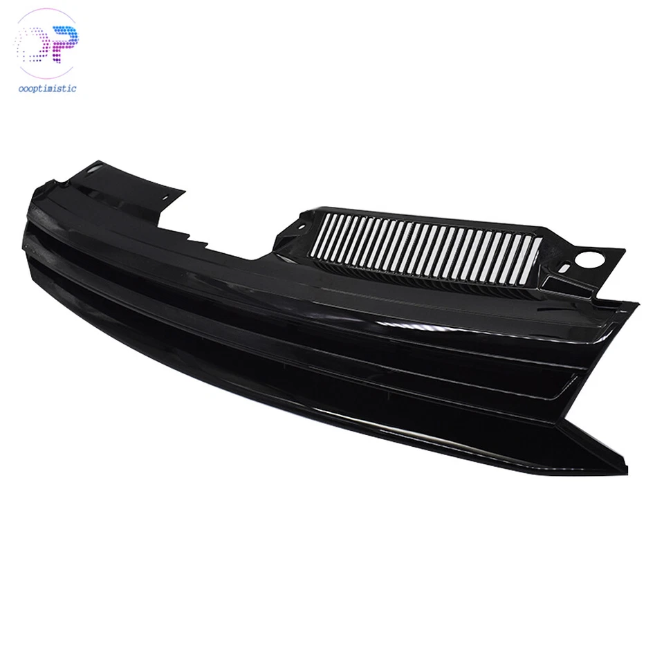Badgeless Sport Grille Grill Black For Volkswagen Golf Sportwagen 2010-2013 - Image 4 of 4