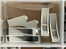 LEGO Parts - Light Bluish Gray Arch 1 x 3 x 3 - No 13965 - QTY 5