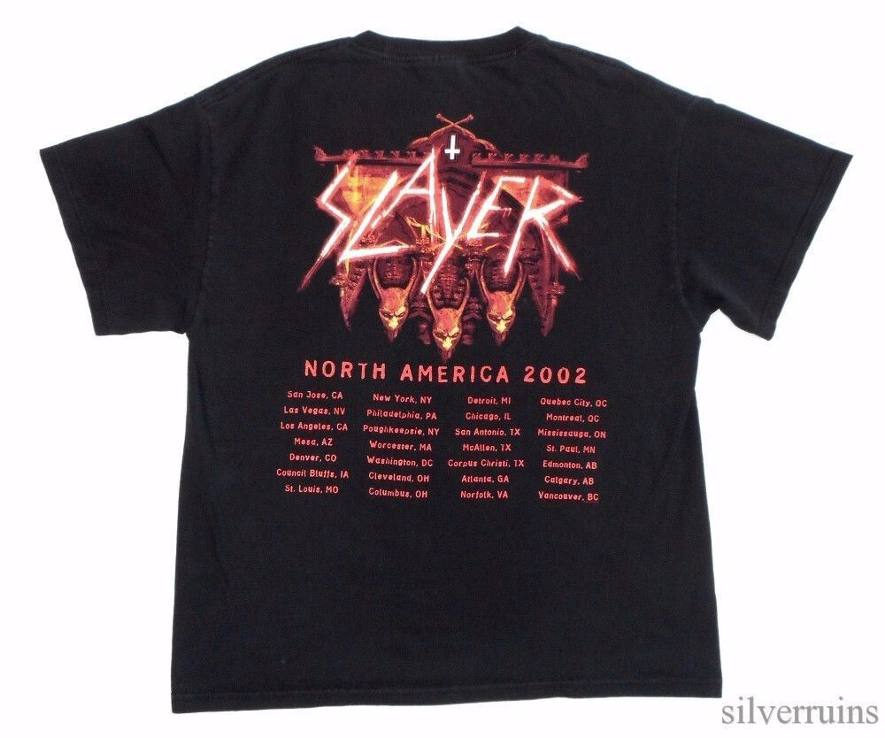 【超激レア】SLAYER 2024アメリカツアーTシャツ【Мサイズ】 超激レア】SLAYER 2024アメリカツアーTシャツ【Мサイズ