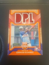 2022 Elite Extra Edition DPL Materials Relic Red #DM-GR German Ramirez 74/199.