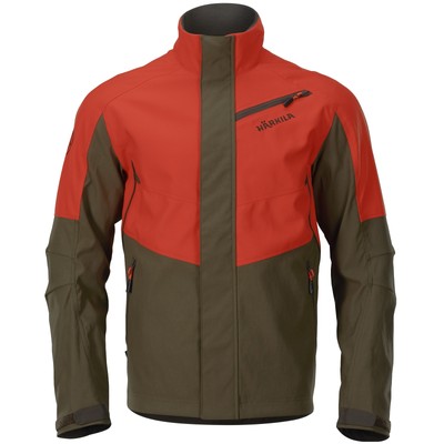 Härkila Wildboar Pro Jacke Orange - Sauenschutzjacke Herren - Robuste Jagdjacke