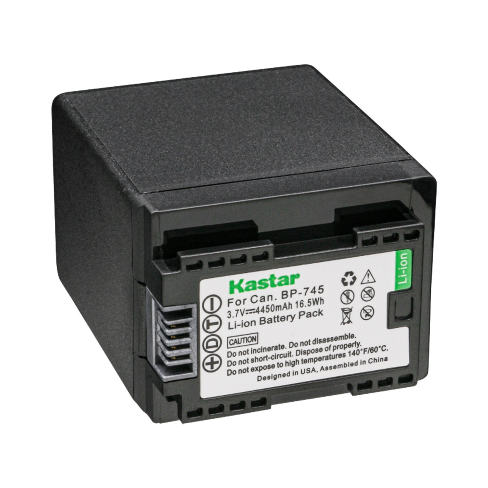 Kastar BP-745 Replacement Battery Pack for Canon VIXIA HF R8