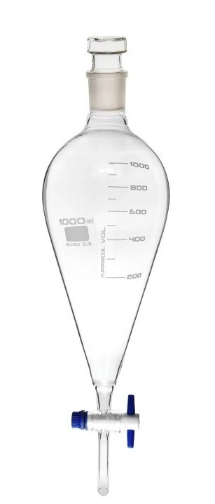 ABGIL Borosilicate Glass Separating Funnel Pear Shape With Graduation - Image 3 of 3