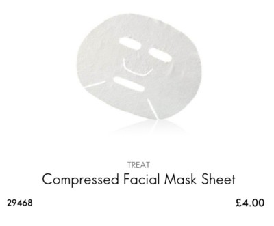 Oriflame Compressed Facial Mask Sheet, 15 New
