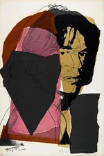 ANDY WARHOL Surrealism Art Poster or Rolled Canvas Print "MICK JAGGER" V5