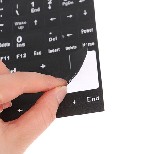 English Full Keyboard Frosted Transparent Keyboard Stickers Computer Noteb-H5 - Bild 5 von 15