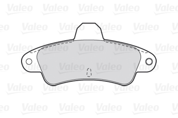 Kit plaquettes de frein Valeo 301005 pour dispositif de freinage à disque auto