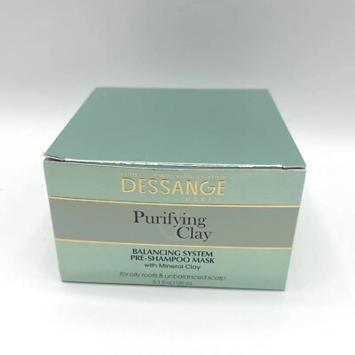 Dessange Purifying Mineral Clay Balancing System PreShampoo Mask for Oily Hair
