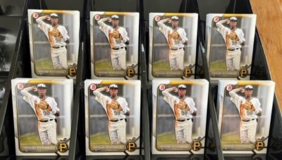 (x25 Lot) Yordany de los Santos 2022 Bowman Draft #1 Pittsburgh Pirates Rookie