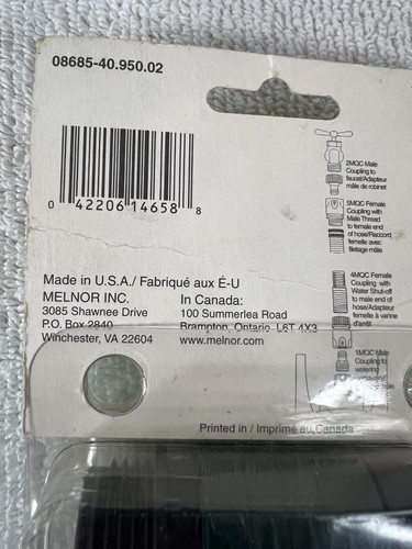 Melnor Snap-It Connector Kit ~ 15MQC - 4 Piece Starter Kit Quick Connect Garden - Picture 5 of 6