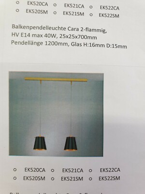 Pendelleuchte 2 flammig Gold Eloxal Lichtmanufaktur gebraucht