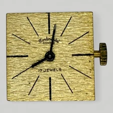 Continental Genève FHF 59 Swiss 17J Manual Wind Watch Movement – Tested