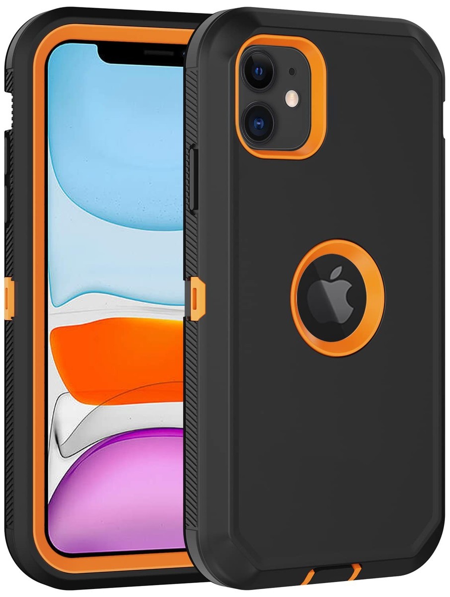 Aimoll-88 for iPhone 11 Case, with Built in Screen 11, Black