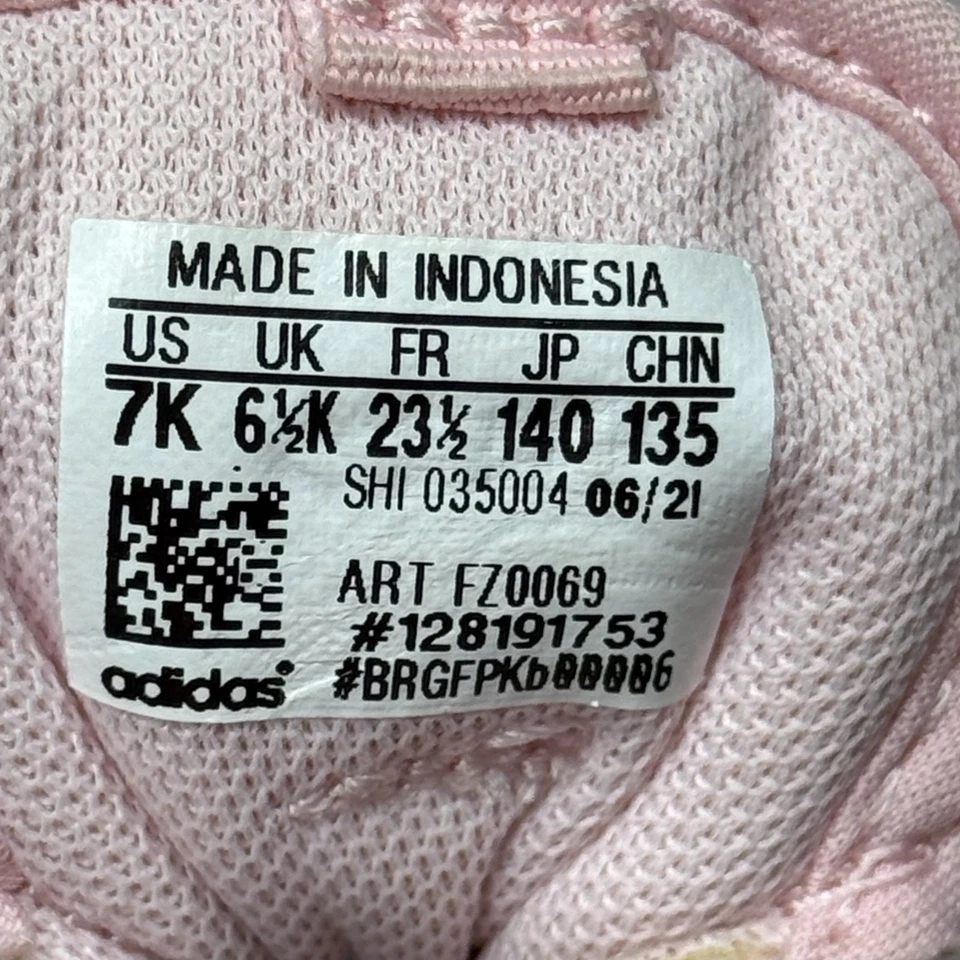 Adidas Racer TR 2.0 Toddler Sneakers 7K Pink White Baby Shoes - Image 2 of 4