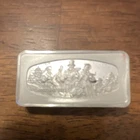 Franklin Mint Silver Bar Ingot 100 Grains 0.999 Fineness 1973 Christmas