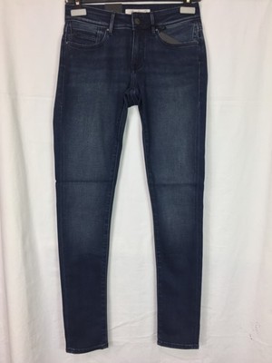Mavi Damen Jeans Serena Low-Rise, Super Skinny Dunkelblau W27 L32