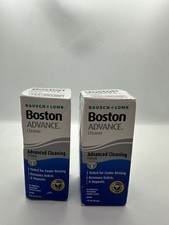 2 Bausch Lomb Boston Advanced Cleaner 1oz Ea ...