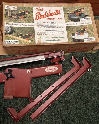 TRIUS Birdshooter Target Trap-Singles & Doubles Target Thrower, Model  B  in Box