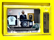 2025 TOPPS NOW MARINERS RETIRE JERSEY #538 ICHIRO BGS 10 PRISTINE 585 SP/5711