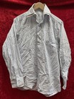 Mens Xoos Blue & White Shirt Size 2 SW149