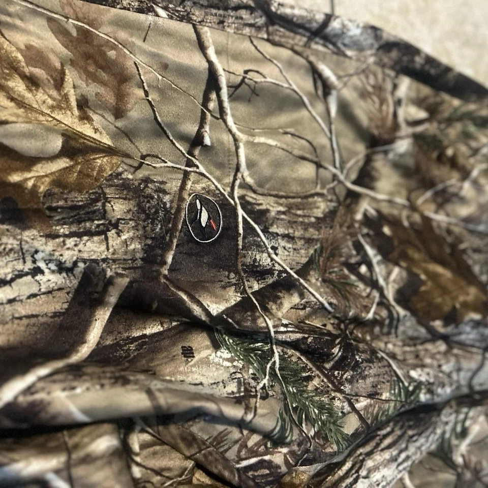 Red Head Camo Hunting Pants & suspenders Camouflage Fleece Size 2XL XXL Zip Leg - Image 3 of 4