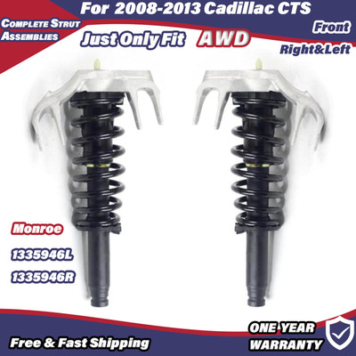 Pair Front Complete Loaded Quick Struts Assembly For 2008-2013 Cadillac CTS AWD
