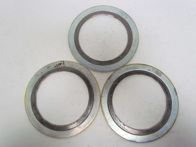 Lamons 4 300 Spiral Wound Flange Gasket 304 SS Windings 5''ID 7-1/8''OD Lot of 3