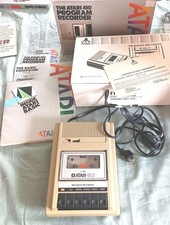 Vtg Atari 410 Program Recorder W Box Books Excellent