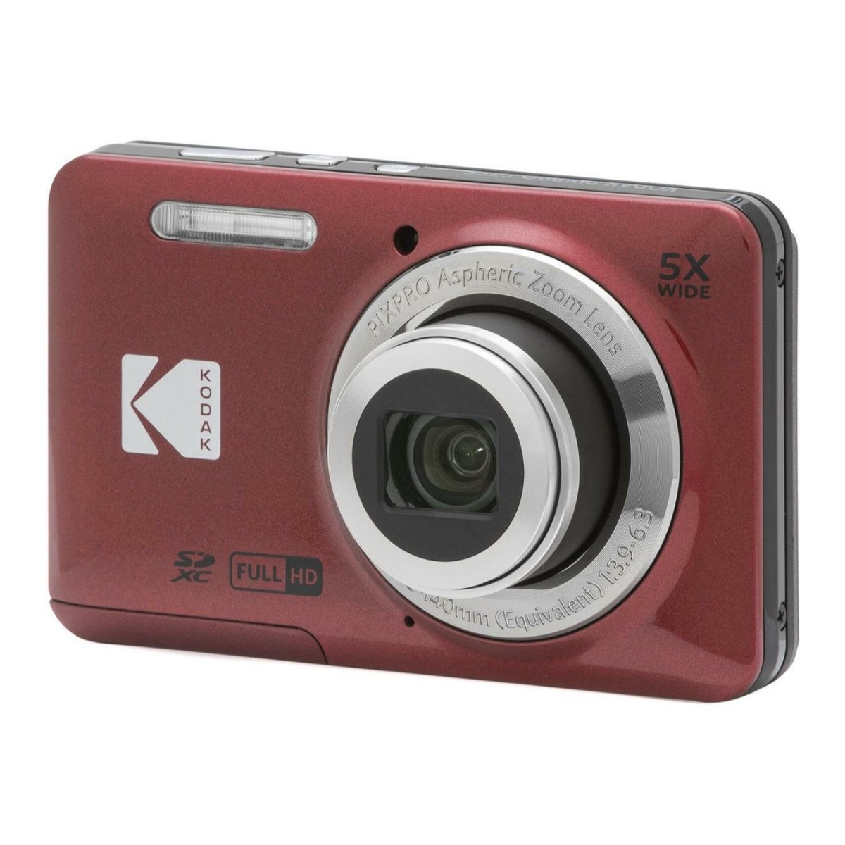 Kodak PIXPRO Friendly Zoom FZ55 Digital Camera Red 819900014075| eBay