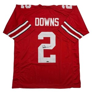 Ohio State Buckeyes Football Jersey Black Red Men Stitched with Player Names and Numbers