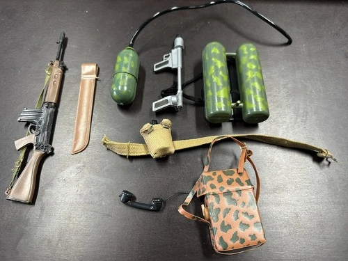 GI Joe Jungle Action Marine Accessory Lot Original Release 1964 Hasbro