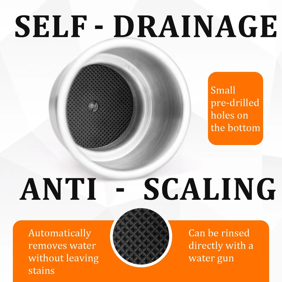 2x Stainless Steel Cup Drink Holders for Car Truck Camper Marine Boat Universal Foto 4 de 4