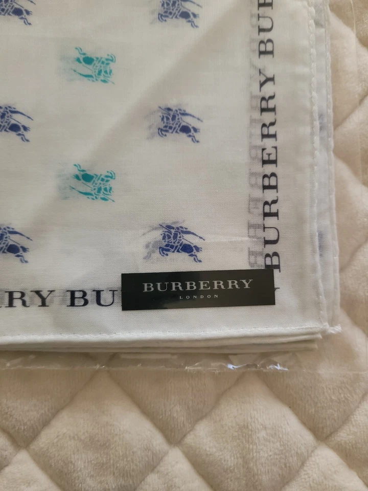 Pañuelo/pañuelo Burberry Pocket Square - Nuevo nunca usado - Con etiqueta Foto 2 de 4