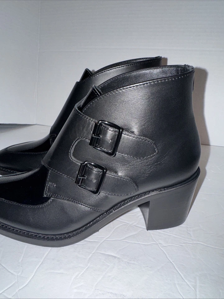 Botín de tacón medio The Office Of Angela Scott Miss Joan 35 1/2 color negro AS167BLK Foto 4 de 4