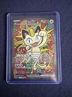 Pokémon TCG Meowth EX 121/88 SIR Special Illustration Rare Perfect Order
