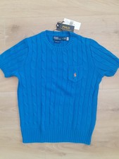 Strickpullover,neu, Kurzarm Baumwolle  Gr.M P...