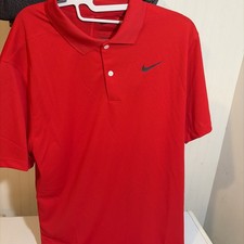 Nike Men  s Dri-fit Victory Golf Polo Red