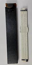 VINTAGE Slide Rule with Letter case