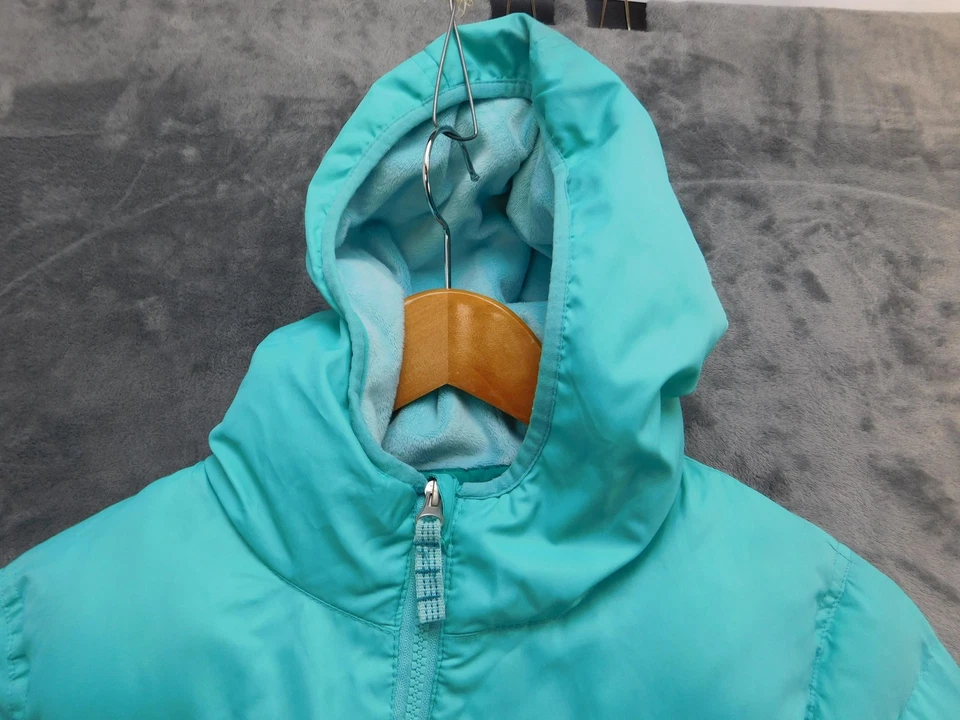 C9 by Champion Jacket Youth Medium 7-8 Hooded Puffer VentureLoft Fleece Lined - Image 2 of 4