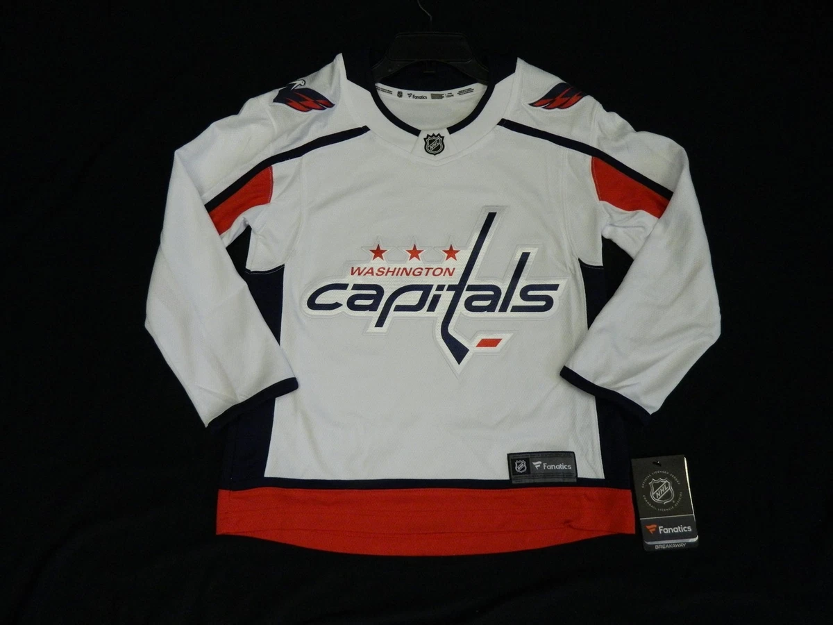 Maillot Hockey Washington Capitals CCM – Enfant L/XL – Blanc Et Rouge
