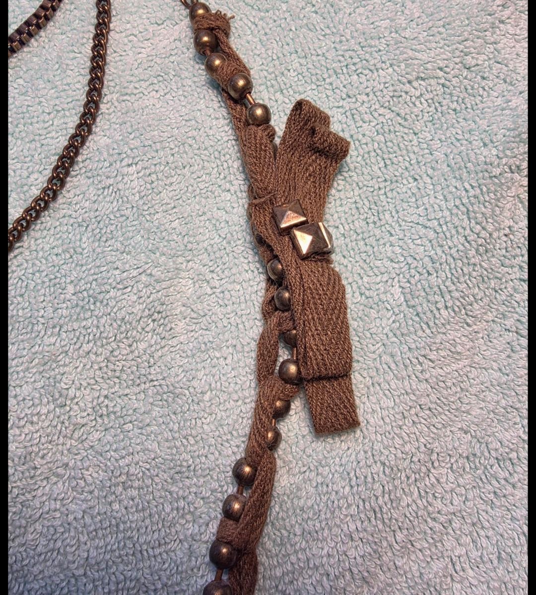 Boho Steampunk Multi-Strand Statement Necklace An… - image 6