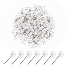 150 PCS Pearl Push Pins Pearl Pins for Bouquets Sewing Pins for Fabric Round ...