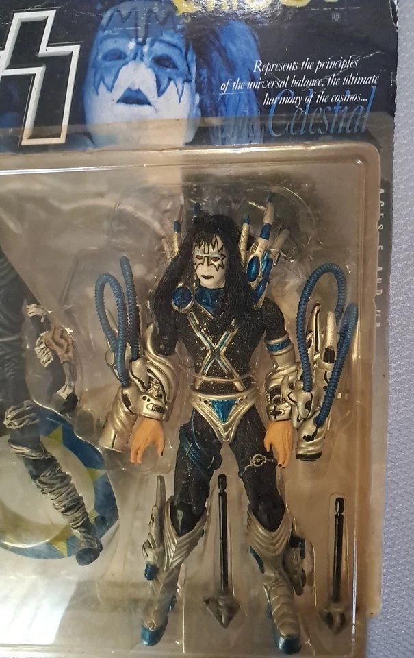 Figuras de acción ultra McFarlane Toys Psycho Circus KISS 1998 Ace Frehley/Stiltman Foto 2 de 4