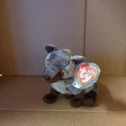 TY 2000 Beanie Baby HOWL the Wolf Birthday May 23rd (Retired) Vintage Plush Toy