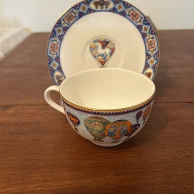 Royal Worcester BALLON Flights of Fancy Frühstückstasse und Untertasse verpackt 