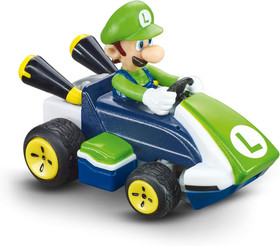 RC Mario Kart Tabletop Toy Racing Set Featuring Mario Luigi and 2 Radio Controls
