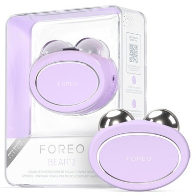 Facial Toning Device Microcurrent Bear 2 Advanced Skin Sculpting Lavender FOREO