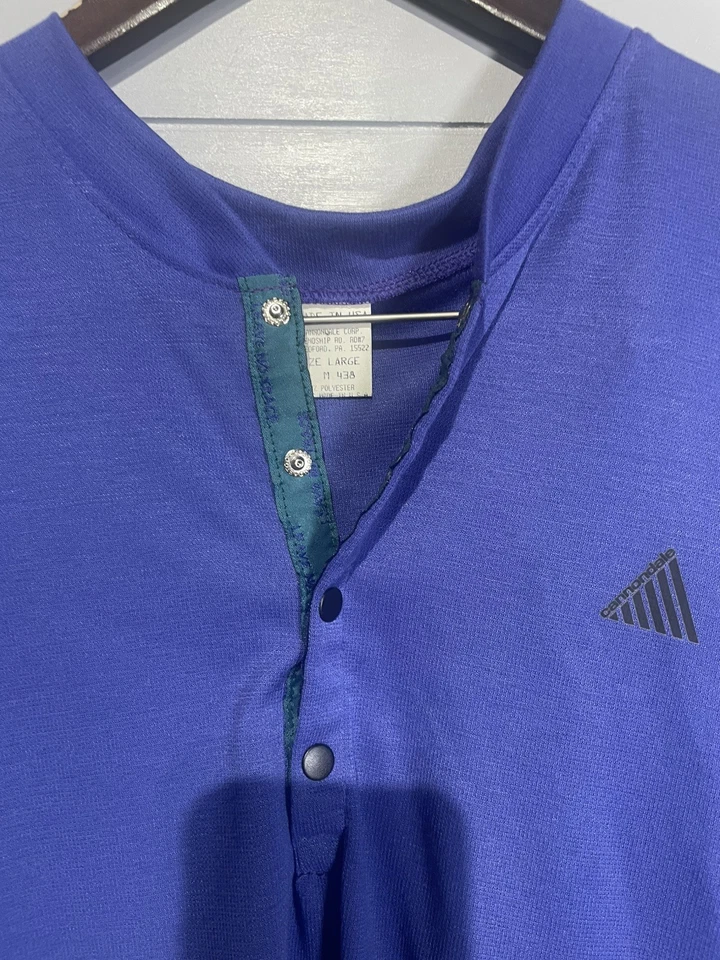 Camiseta deportiva de ciclismo Cannondale vintage para hombre bolsillos en L hecha en EE. UU. colorida Foto 2 de 4